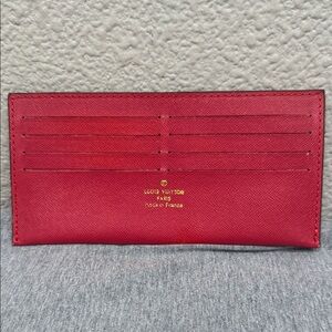 Source Unknown Red Card Holder